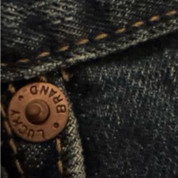 Lucky Brand Indigo Denim Jeans Straight Leg Size 12/31 - Picture 5 of 5